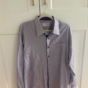 Men's Purple Checkered Shirt